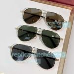 Best Quality New Cartier CT0461S Black Pilot Polarized Sunglasses 
